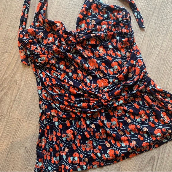 NWT Anthropologie Rio Rac Cherry Halter Top S - Picture 5 of 12